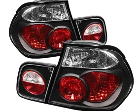Spyder Auto Black Euro Style Taillights for BMW E46 330xi 4-Door 2001