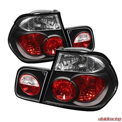 Spyder Auto Black Euro Style Taillights for BMW E46 330xi 4-Door 2001 - ALT-YD-BE4699-4D-BK