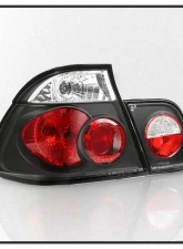 Spyder Auto Black Euro Style Taillights for BMW E46 330xi 4-Door 2001                                     - ALT-YD-BE4699-4D-BK - Image 2