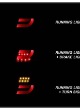Spyder Auto Black LED Taillights for BMW E46 330xi 4-Door 2001, Light Bar Style                                     - ALT-YD-BE4699-4D-LBLED-BK - Image 9