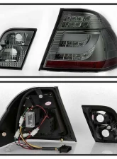 Spyder Auto Smoke LED Taillights for BMW E46 330xi 4-Door 2001, ALT-YD-BE4699-4D-LBLED-SM                                     - ALT-YD-BE4699-4D-LBLED-SM - Image 3