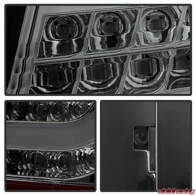 Spyder Auto Smoke LED Taillights for BMW E46 330xi 4-Door 2001, ALT-YD-BE4699-4D-LBLED-SM - ALT-YD-BE4699-4D-LBLED-SM