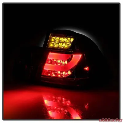 Spyder Auto Smoke LED Taillights for BMW E46 330xi 4-Door 2001, ALT-YD-BE4699-4D-LBLED-SM - ALT-YD-BE4699-4D-LBLED-SM