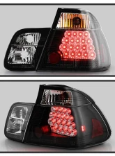 Spyder Auto LED Black Tail Lights for BMW E46 3-Series 4-Door 1999-2001                                     - ALT-YD-BE4699-4D-LED-BK - Image 8