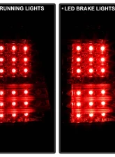 Spyder Auto 4-Piece LED Red Clear Tail Lights for BMW E53 X5 2000-2006                                     - ALT-YD-BE5300-LED-RC - Image 12