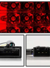 Spyder Auto 4-Piece LED Red Clear Tail Lights for BMW E53 X5 2000-2006                                     - ALT-YD-BE5300-LED-RC - Image 3