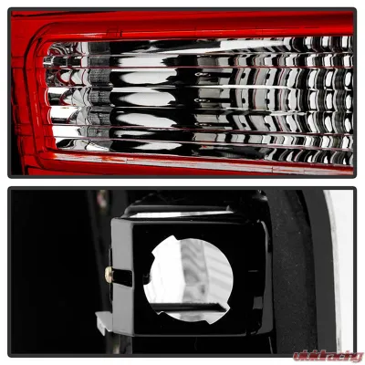 Spyder Auto 4-Piece LED Red Clear Tail Lights for BMW E53 X5 2000-2006 - ALT-YD-BE5300-LED-RC