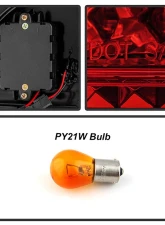 Spyder Auto 4-Piece LED Red Clear Tail Lights for BMW E53 X5 2000-2006                                     - ALT-YD-BE5300-LED-RC - Image 7