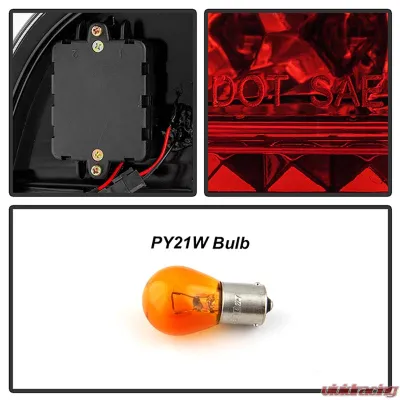 Spyder Auto 4-Piece LED Red Clear Tail Lights for BMW E53 X5 2000-2006 - ALT-YD-BE5300-LED-RC
