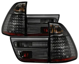 Spyder Auto 4 Piece Smoke LED Taillights for BMW E53 X5 4.8is 2004-2006