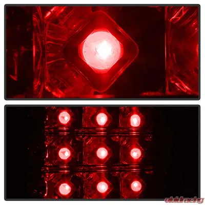 Spyder Auto 4 Piece Smoke LED Taillights for BMW E53 X5 4.8is 2004-2006 - ALT-YD-BE5300-LED-SM
