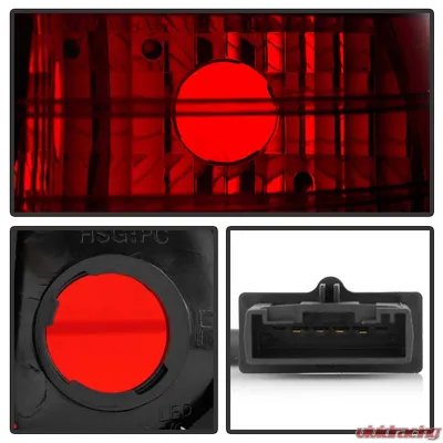 Spyder Auto 4 Piece Red Smoke Euro Style Taillights for BMW E53 X5 4.8is 2004-2006 - ALT-YD-BE5300-RS