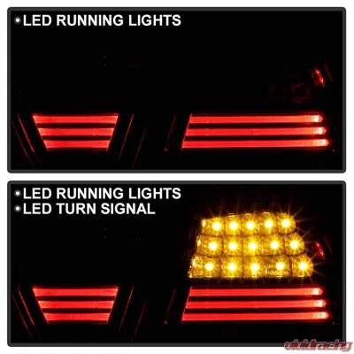 Spyder Auto Red Smoke LED Taillights for BMW E90 335xi 4-Door 2007-2008 - ALT-YD-BE9006-LED-RS