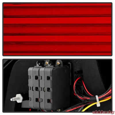 Spyder Auto Red Smoke LED Taillights for BMW E90 335xi 4-Door 2007-2008 - ALT-YD-BE9006-LED-RS