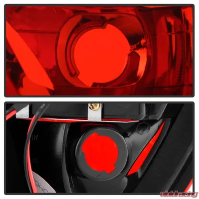 Spyder Auto Red Smoke LED Taillights for BMW E90 335xi 4-Door 2007-2008 - ALT-YD-BE9006-LED-RS