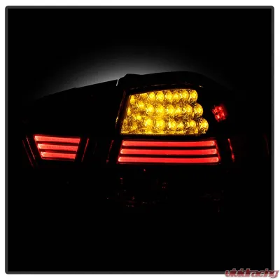 Spyder Auto Red Smoke LED Taillights for BMW E90 335xi 4-Door 2007-2008 - ALT-YD-BE9006-LED-RS