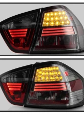 Spyder Auto Smoke LED Taillights for BMW E90 335xi 4-Door 2007-2008                                     - ALT-YD-BE9006-LED-SM - Image 11