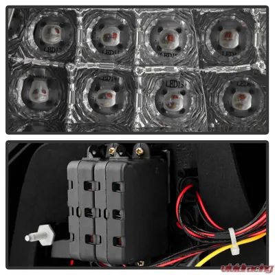 Spyder Auto Smoke LED Taillights for BMW E90 335xi 4-Door 2007-2008 - ALT-YD-BE9006-LED-SM