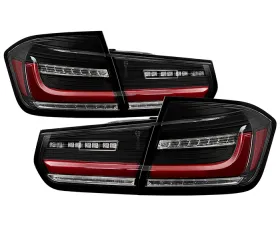 Spyder Auto Full LED Tail Lights Black for BMW 3 Series F30 2012-2018