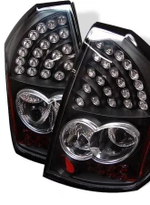 Spyder Auto LED Black Tail Lights for Chrysler 300C 2005-2007, ALT-YD-C305-LED-BK                                     - ALT-YD-C305-LED-BK - Image 9