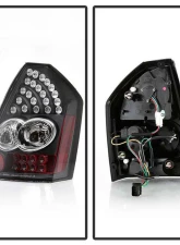 Spyder Auto LED Black Tail Lights for Chrysler 300C 2005-2007, ALT-YD-C305-LED-BK                                     - ALT-YD-C305-LED-BK - Image 2
