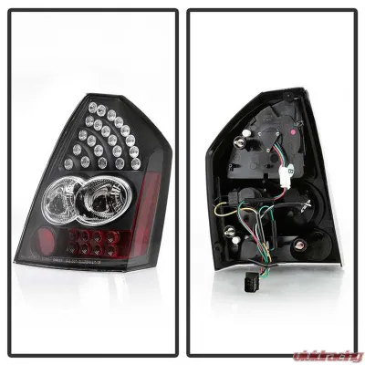 Spyder Auto LED Black Tail Lights for Chrysler 300C 2005-2007, ALT-YD-C305-LED-BK - ALT-YD-C305-LED-BK