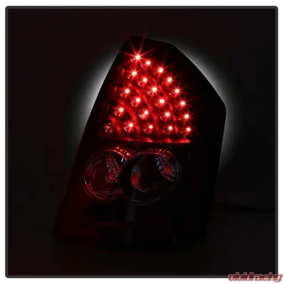 Spyder Auto LED Black Tail Lights for Chrysler 300C 2005-2007, ALT-YD-C305-LED-BK - ALT-YD-C305-LED-BK