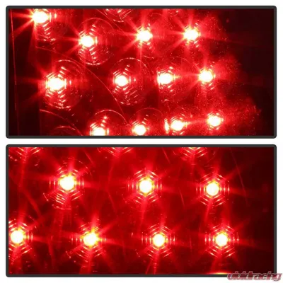Spyder Auto LED Black Tail Lights for Chrysler 300C 2005-2007, ALT-YD-C305-LED-BK - ALT-YD-C305-LED-BK
