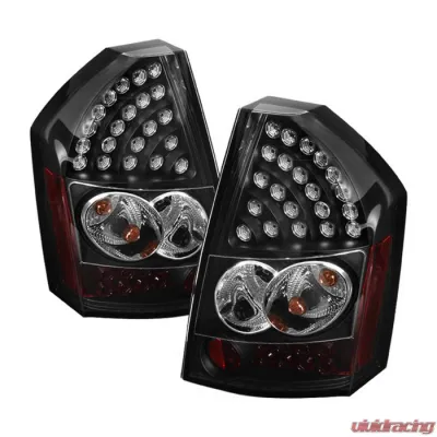 Spyder Auto Black LED Taillights for Chrysler 300C 2008-2010, ALT-YD-C308-LED-BK - ALT-YD-C308-LED-BK