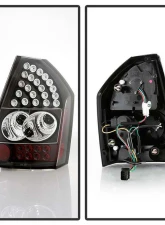 Spyder Auto Black LED Taillights for Chrysler 300C 2008-2010, ALT-YD-C308-LED-BK                                     - ALT-YD-C308-LED-BK - Image 2