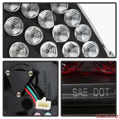 Spyder Auto Black LED Taillights for Chrysler 300C 2008-2010, ALT-YD-C308-LED-BK - ALT-YD-C308-LED-BK