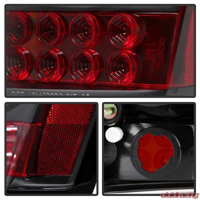Spyder Auto Black LED Taillights for Chrysler 300C 2008-2010, ALT-YD-C308-LED-BK - ALT-YD-C308-LED-BK