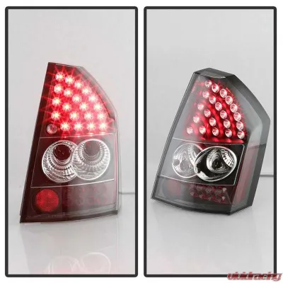 Spyder Auto Black LED Taillights for Chrysler 300C 2008-2010, ALT-YD-C308-LED-BK - ALT-YD-C308-LED-BK