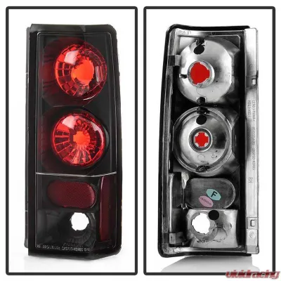 Spyder Auto Black Euro Style Taillights for GMC Safari 1985-2005, ALT-YD-CAS85-BK - ALT-YD-CAS85-BK