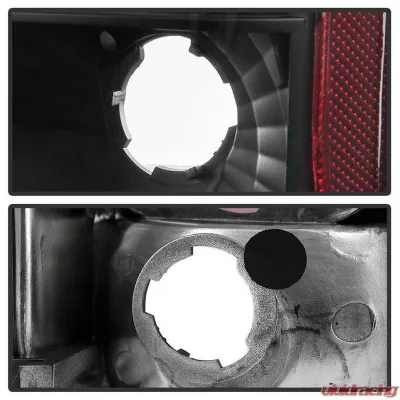 Spyder Auto Black Euro Style Taillights for GMC Safari 1985-2005, ALT-YD-CAS85-BK - ALT-YD-CAS85-BK