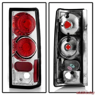 Spyder Auto Chrome Euro Style Taillights for GMC Safari 1985-2005, ALT-YD-CAS85-C - ALT-YD-CAS85-C