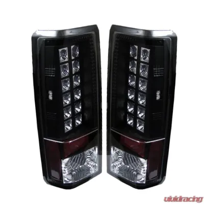Spyder Auto Black LED Taillights for GMC Safari 1985-2005, Durable Design, Enhanced Visibility - ALT-YD-CAS85-LED-BK