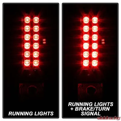 Spyder Auto Black LED Taillights for GMC Safari 1985-2005, Durable Design, Enhanced Visibility - ALT-YD-CAS85-LED-BK
