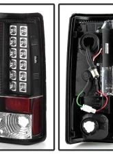 Spyder Auto Black LED Taillights for GMC Safari 1985-2005, Durable Design, Enhanced Visibility                                     - ALT-YD-CAS85-LED-BK - Image 2