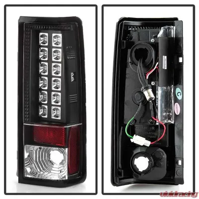 Spyder Auto Black LED Taillights for GMC Safari 1985-2005, Durable Design, Enhanced Visibility - ALT-YD-CAS85-LED-BK