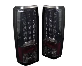 Spyder Auto Smoke LED Taillights for GMC Safari 1985-2005, ALT-YD-CAS85-LED-SM