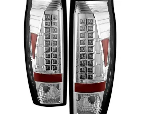 Spyder Auto LED Chrome Tail Lights for Chevrolet Avalanche 2002-2006