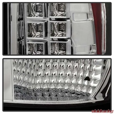 Spyder Auto LED Chrome Tail Lights for Chevrolet Avalanche 2002-2006 - ALT-YD-CAV02-LED-C