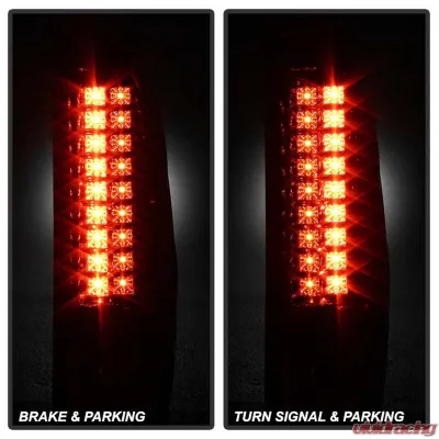 Spyder Auto LED Chrome Tail Lights for Chevrolet Avalanche 2002-2006 - ALT-YD-CAV02-LED-C