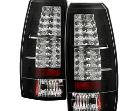 Spyder Auto LED Black Tail Lights for Chevrolet Avalanche 2007-2010