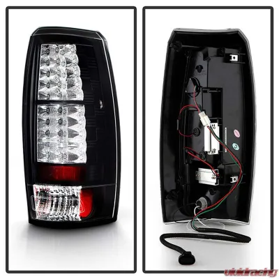 Spyder Auto LED Black Tail Lights for Chevrolet Avalanche 2007-2010 - ALT-YD-CAV07-LED-BK