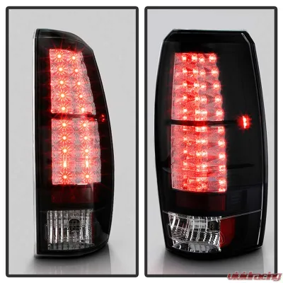 Spyder Auto LED Black Tail Lights for Chevrolet Avalanche 2007-2010 - ALT-YD-CAV07-LED-BK