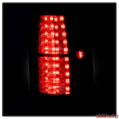 Spyder Auto LED Black Tail Lights for Chevrolet Avalanche 2007-2010 - ALT-YD-CAV07-LED-BK