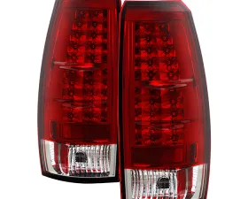 Spyder Auto Red Clear LED Taillights for Chevrolet Avalanche 2007-2013