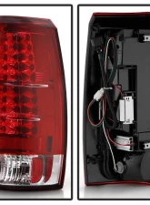 Spyder Auto Red Clear LED Taillights for Chevrolet Avalanche 2007-2013                                     - ALT-YD-CAV07-LED-RC - Image 2